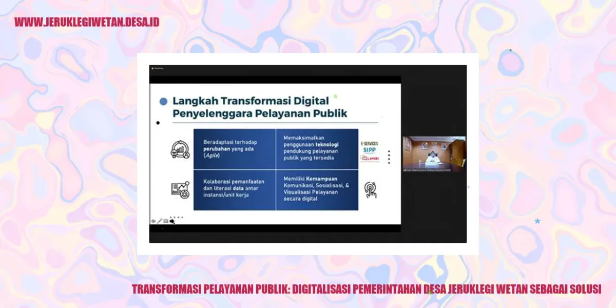 Balai Desa Jeruklegi Wetan: Jasa Layanan yang Menghargai Kearifan Lokal